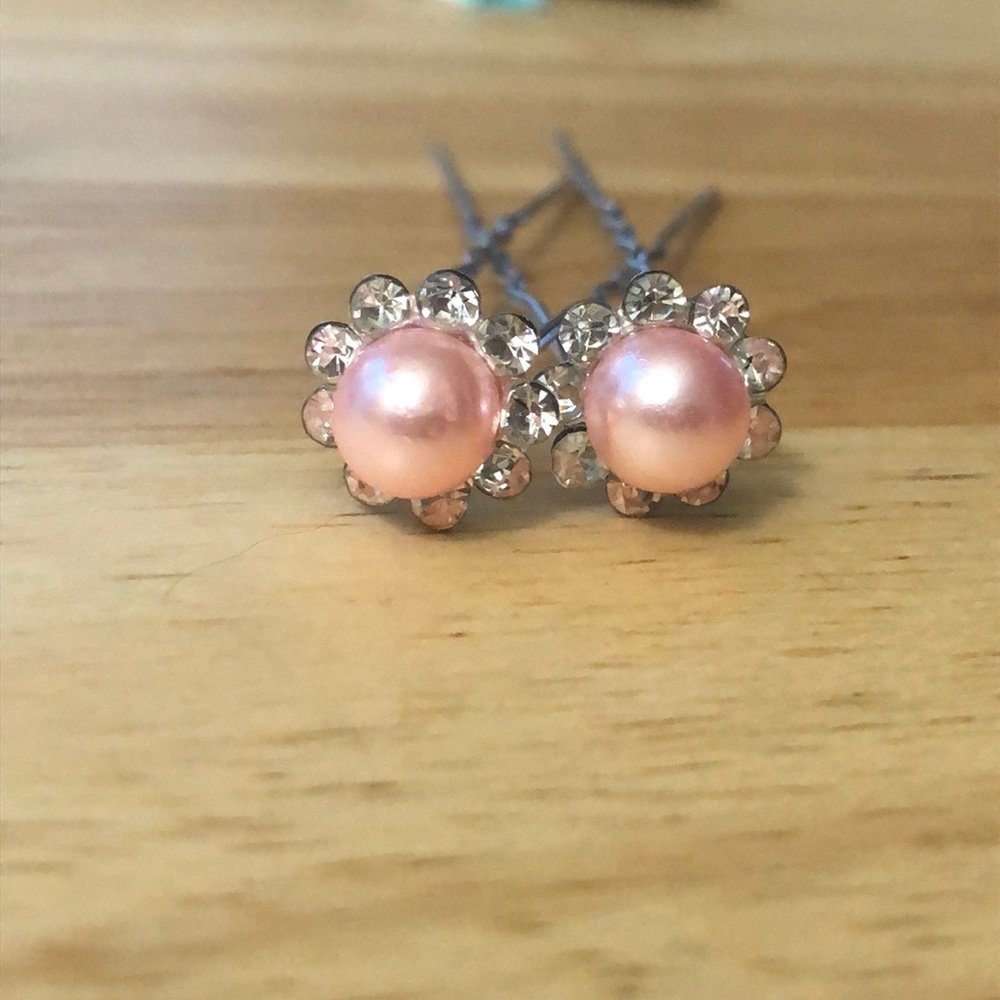 Pink Hairpins (x2)